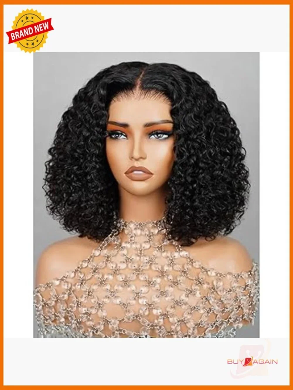 6x6 Wear and Go Glueless Lace Front Wig Human Hair 210% Density Deep Curly Bob